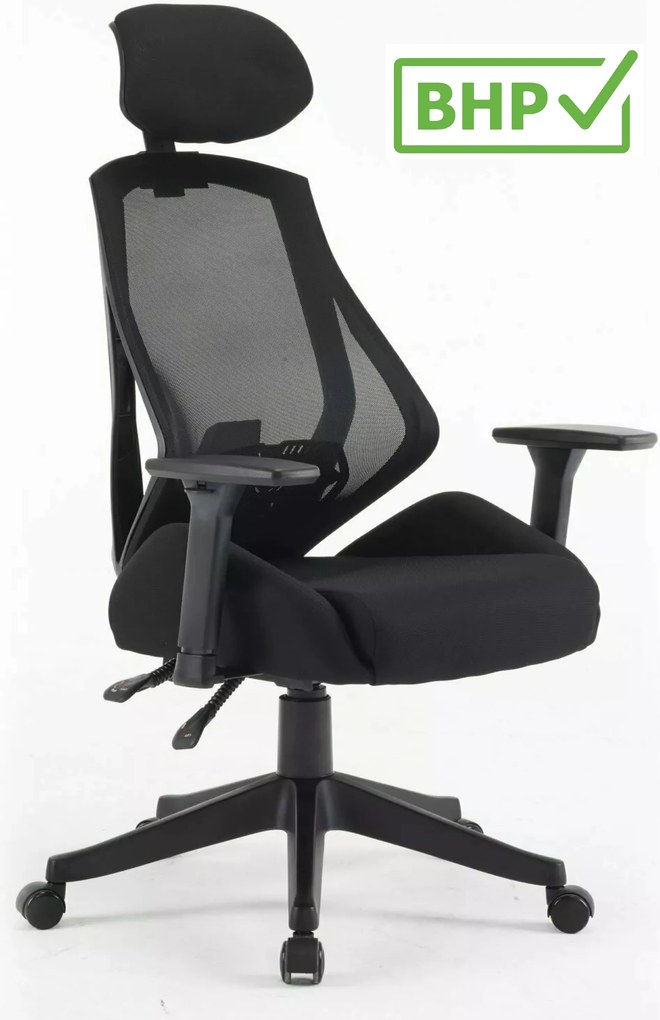 Ergonomiczne krzesło biurowe Q-406M Signal, zgodne z normą BHP