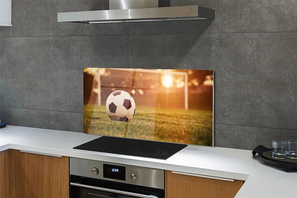 Szklany Panel Decydujący Strzał do Bramki