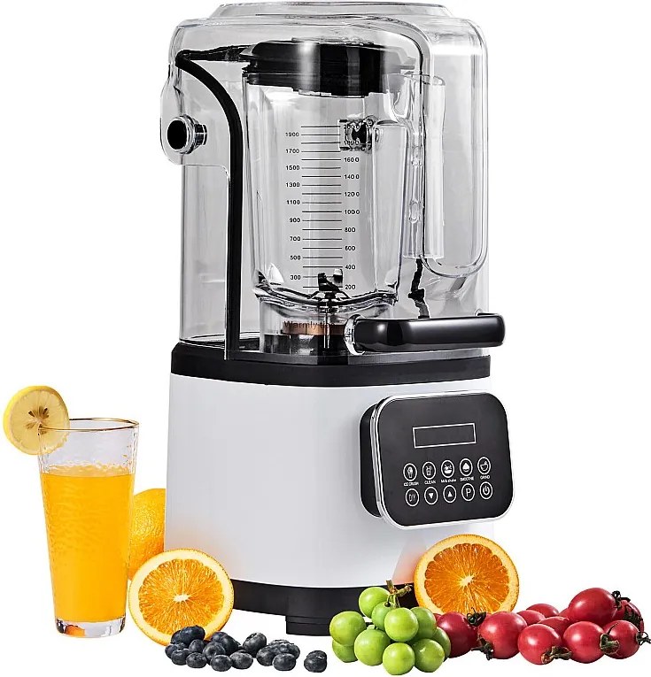 Profesjonalny Mikser Blatowy SucceBuy do Koktajli i Koktajli Mlecznych, Szklany Dzbanek o 2 L. Mikser ze Stali Nierdzewnej, 9 Prędkości i 5 Funkcji