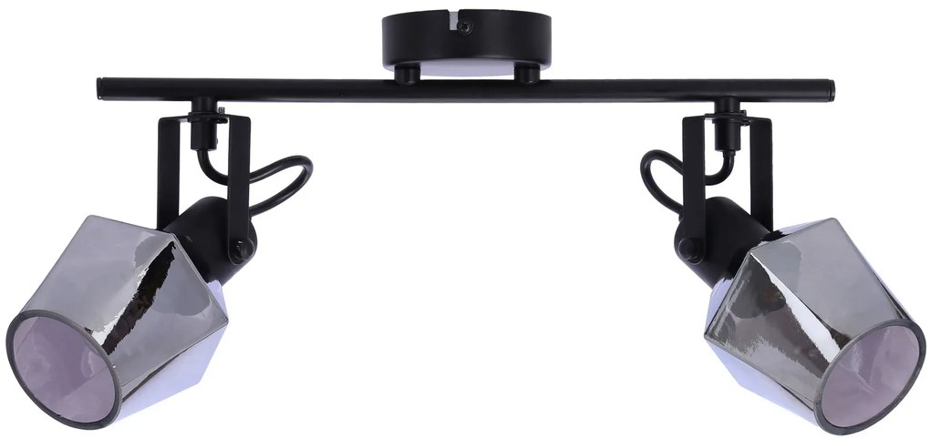 Lampa sufitowa dwupunktowa na listwie w stylu loft - Z053-Harno