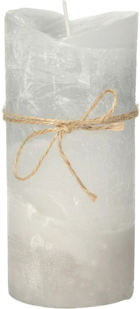Świeca Dorotea 15 cm grey cristal