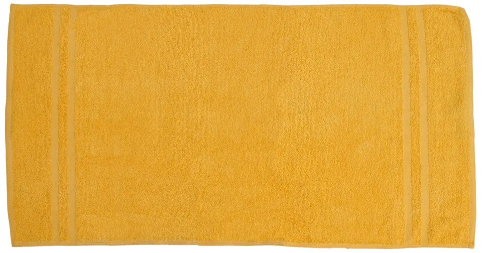 Ręcznik DUAL BASIC 50 x 100 cm żółty, 100% bawełna