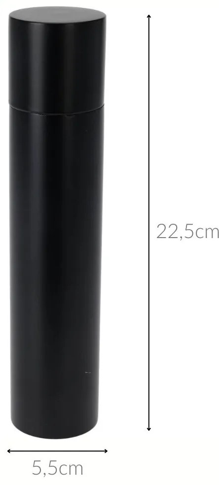Ręczny młynek do pieprzu, drewno lotosu, Ø 5,5 cm