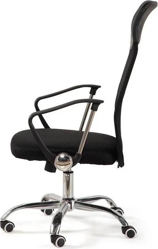 Czarne tapicerowane krzesło biurowe Arco – Bonami Essentials