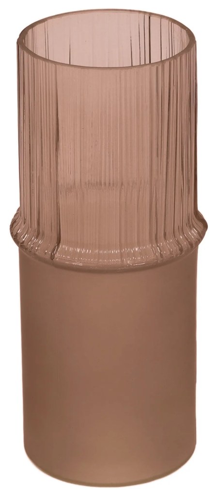 Wazon szklany tuba MATTE, Ø 10,8 x 25 cm