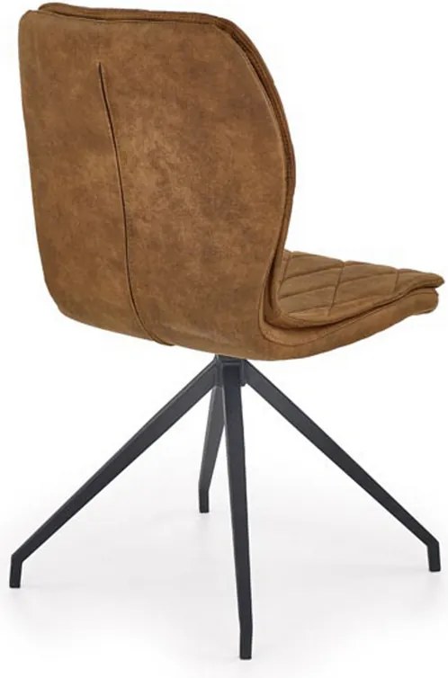 Pikowane krzesło na giętych nogach K237