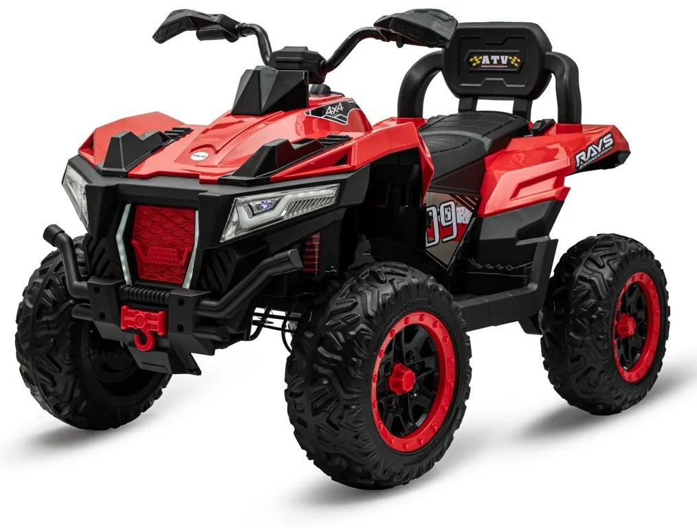 Baby Mix Czterokołowiec elektryczny dla dzieci Rave 4 x 4, czerwony