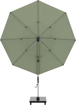 HYPERION 340 PRESTIGE – luksusowy huśtawkowy parasol ogrodowy z bocznym drążkiem : Kolor parasola - Khaki