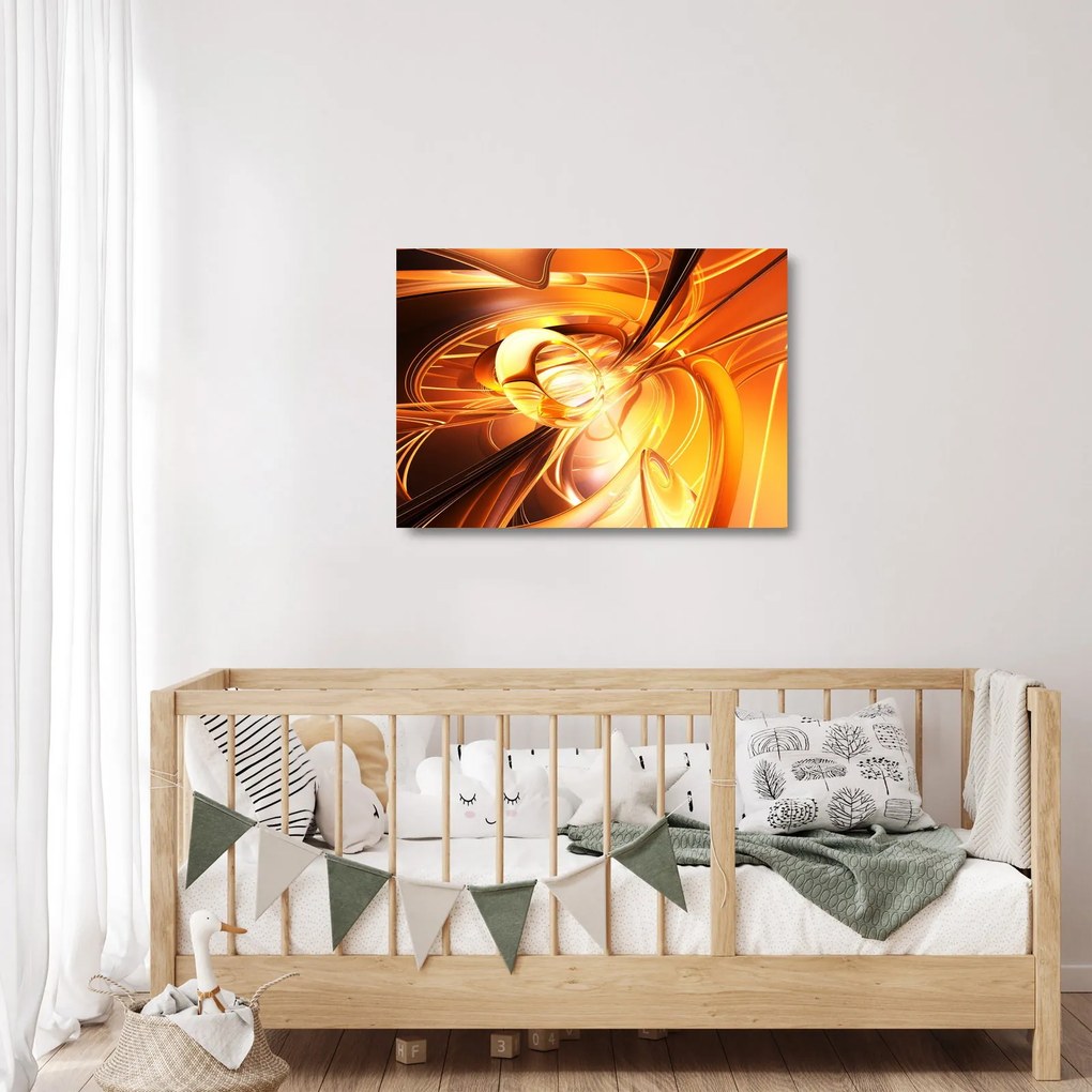 Obraz na szkle abstrakcji (70x50 cm)