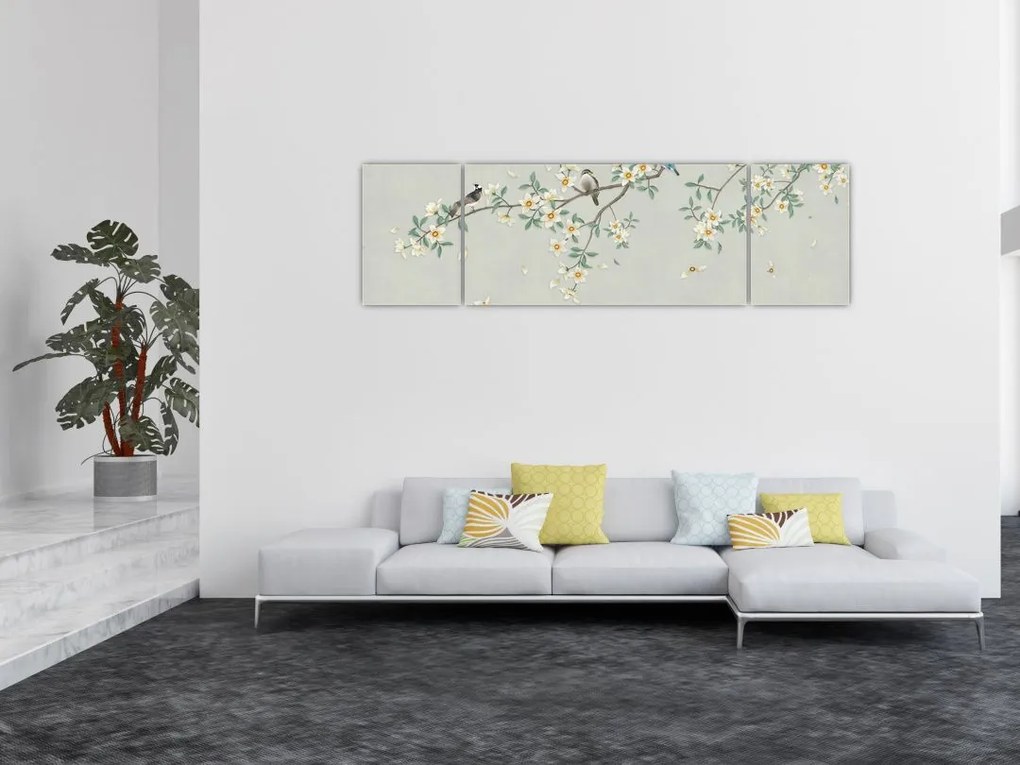 Obraz - Ptasie gniazdo (170x50 cm)