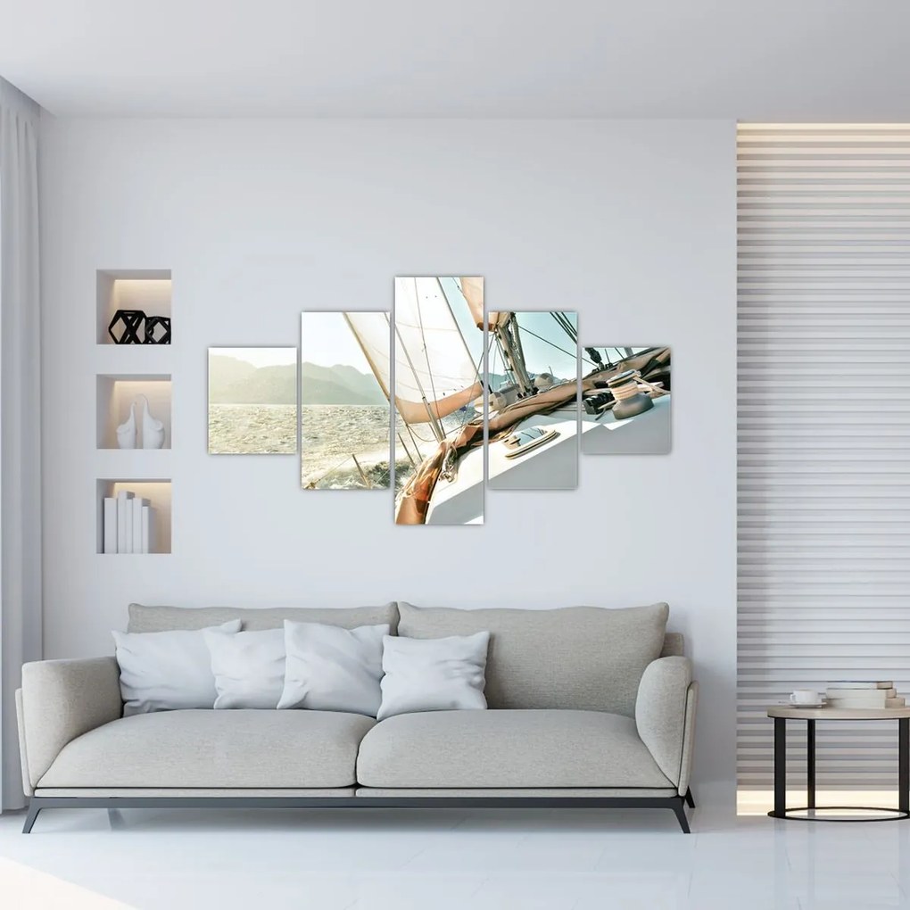 Obraz - Jacht (125x70 cm)