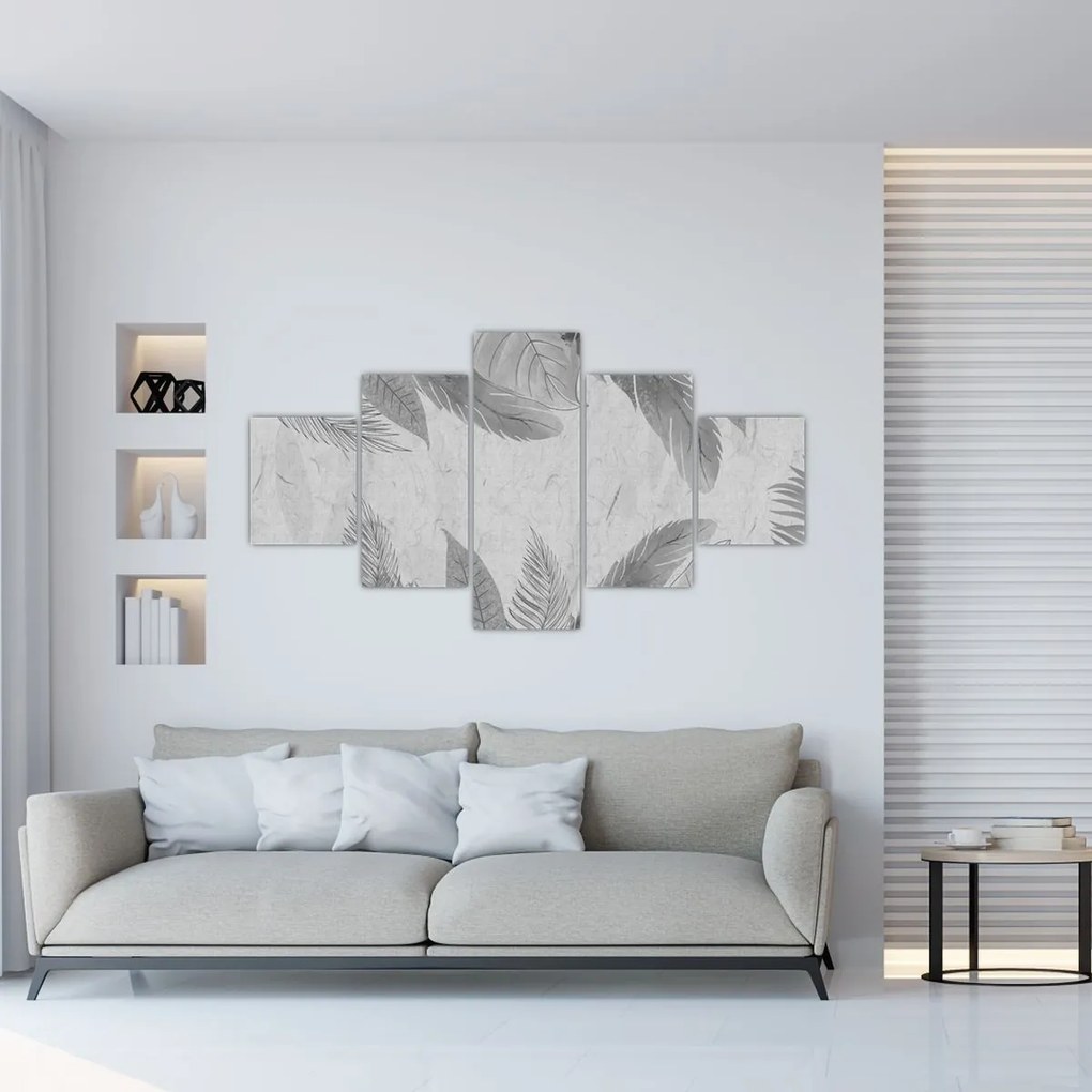 Obraz - Liście (125x70 cm)