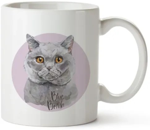 Bohemia Gifts Ceramiczny kubek - Blue British, 350ml