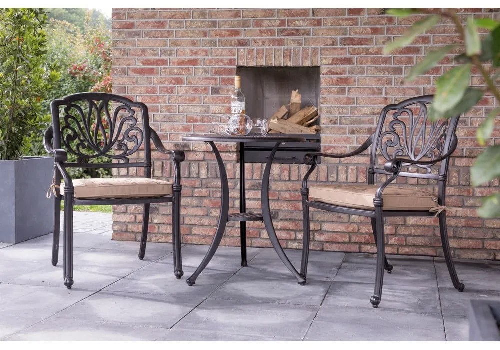 Aluminiowy okrągły stolik ogrodowy ø 62 cm Amalfi – Hartman