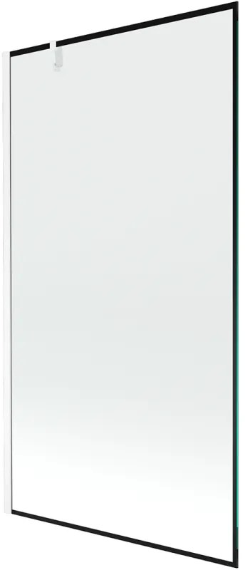 Mexen Next parawan nawannowy 1-skrzydłowy 100 x 150 cm, czarny wzór, biały - 895-100-000-00-70-20