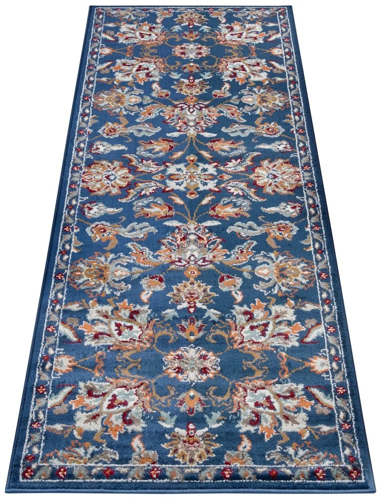Dywan klasyczny Luxor niebieski 80 cm x 240 cm
