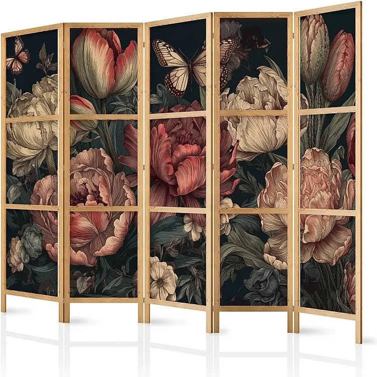Parawan japoński Artgeist Kwiaty 225 x 172 cm 1 szt