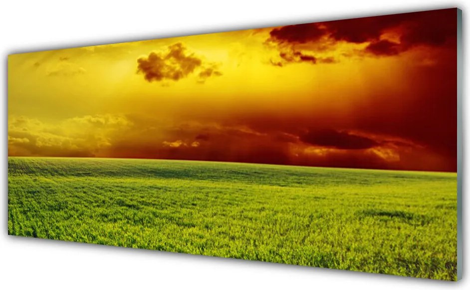 Panel nad blat kuchenny Rozległy Pejzaż Polny