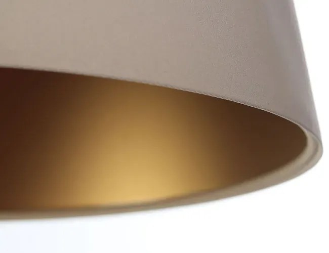 Kremowo-złota elegancka lampa wisząca glamour H1-K09