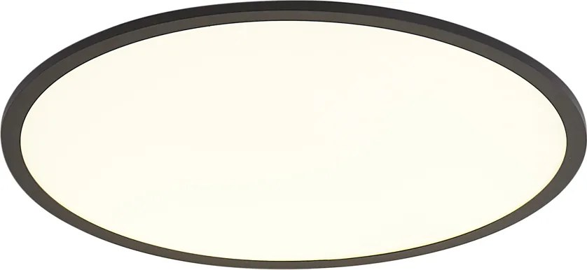 Inteligentny panel LED czarny 60 cm ze ściemnianiem LED Dim to Warm i pilotem - Knob