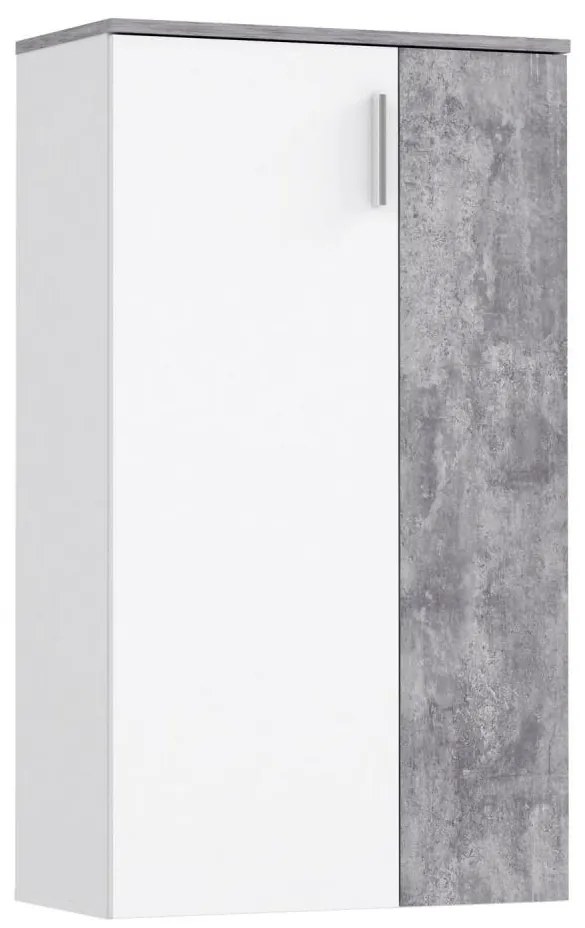 Szafka na buty ETON biały/szary beton