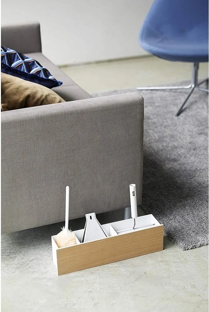 Biało-naturalny metalowy organizer na artykuły papiernicze Rin – YAMAZAKI