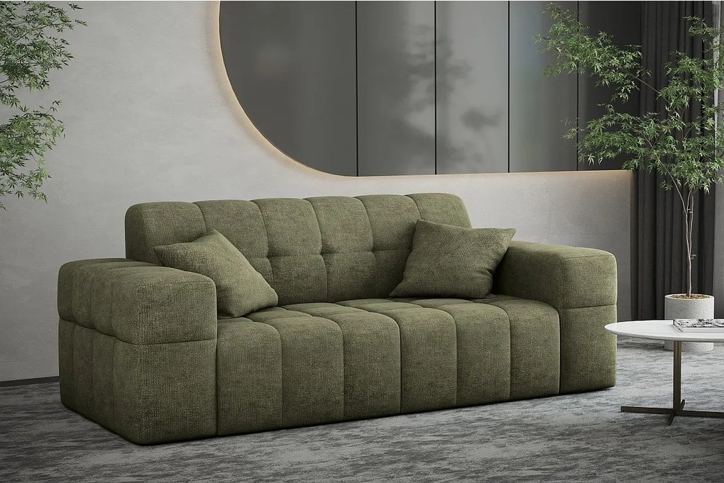 Sofa dwuosobowa NIMES, tkanina Perfect Harmony, Zielony