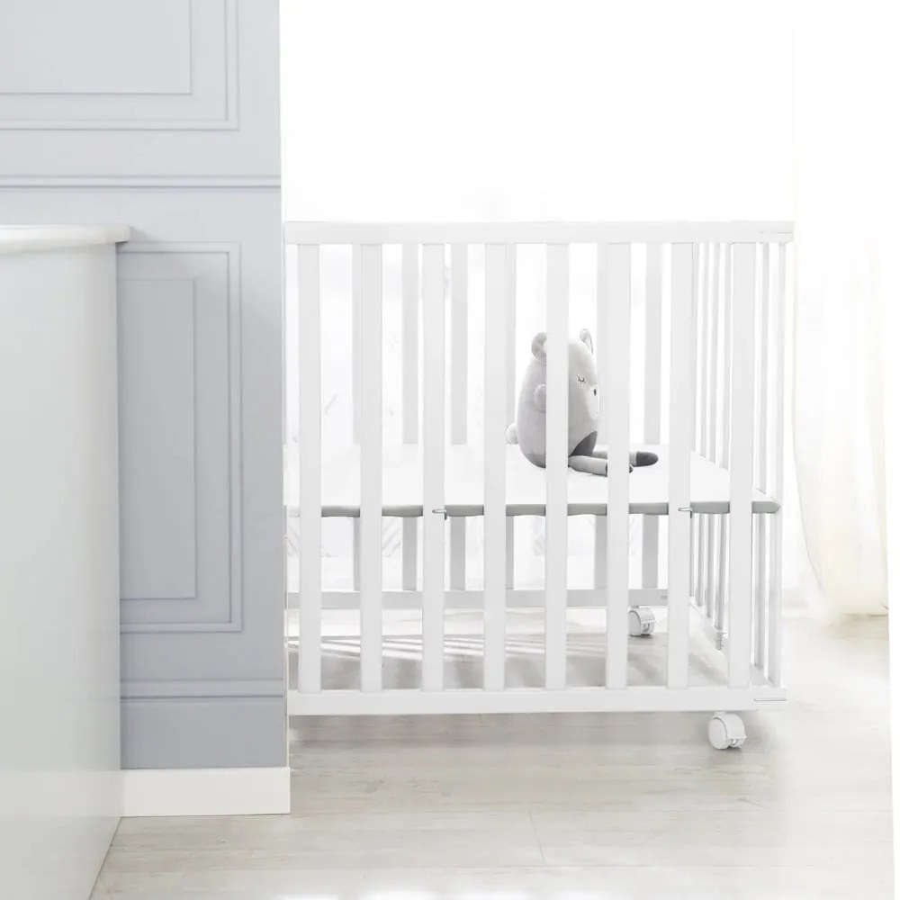 Biały kojec dla dzieci 100x75 cm – Roba