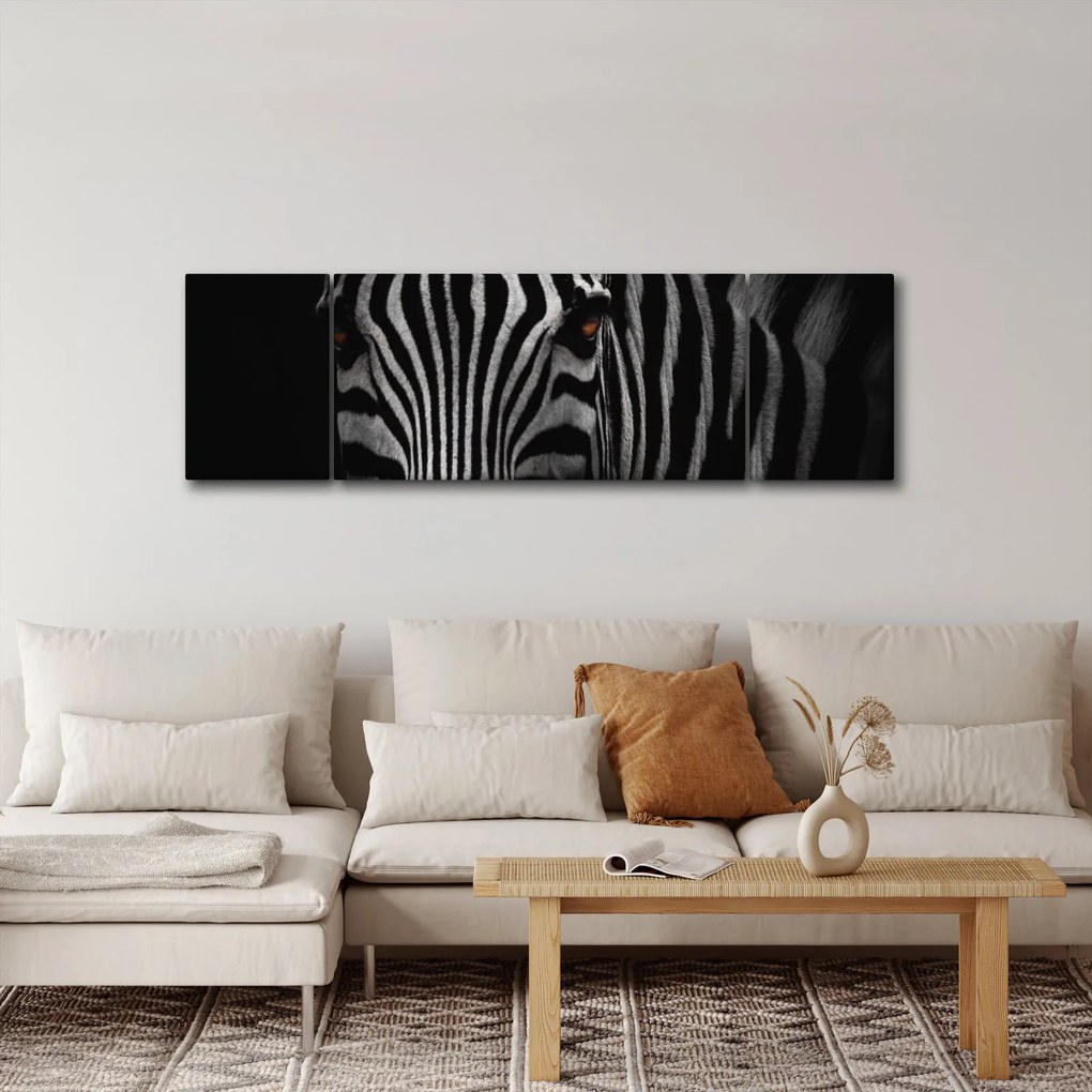 Obraz zebry (170x50 cm)