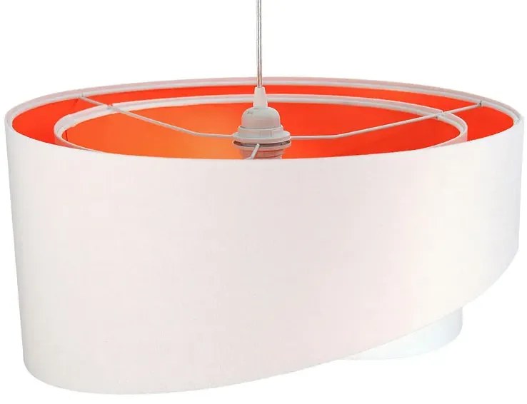 Biało pomarańczowa skandynawska lampa wisząca 22X EX990 A6-R07