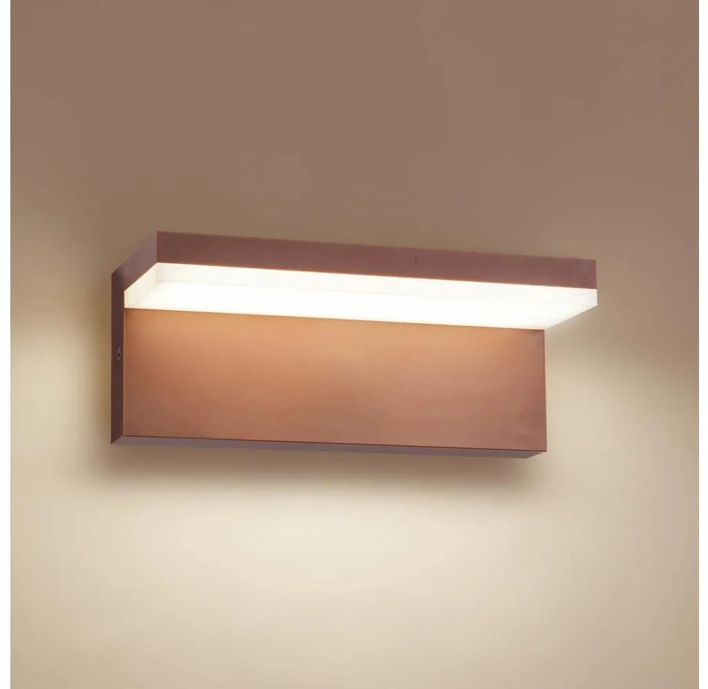 Brilagi - Zewnętrzny kinkiet LED TESSI LED/10W/230V brązowy IP54