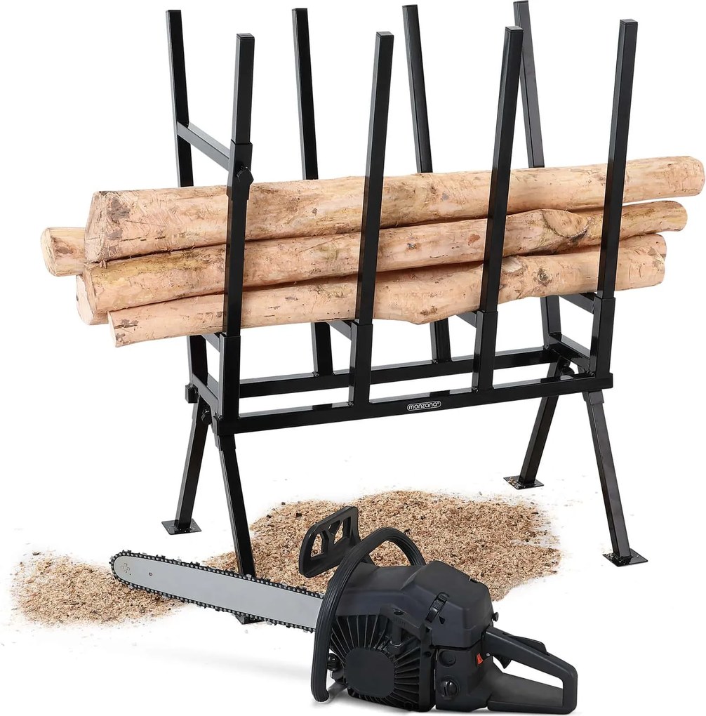 Kozioł do cięcia drewna AXEL, 77x50x105cm, czarna Gardebruk