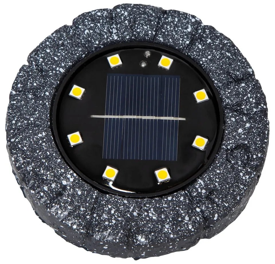 Zestaw 2 ogrodowych lamp solarnych LED Star Trading Lawnlight, ø 11 cm