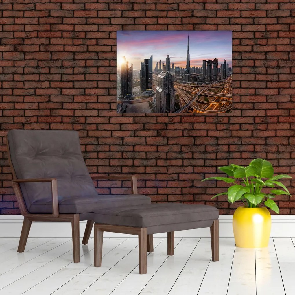 Obraz - Panorama Dubaju (70x50 cm)