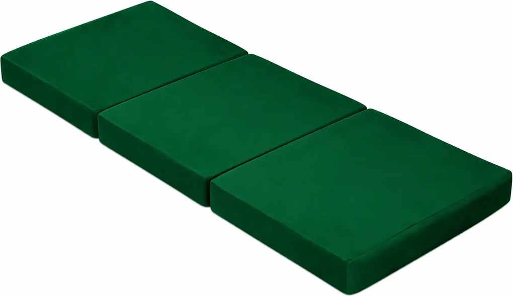 Materac 180/60 + Torba składany turystyczny tkanina Welur : Kolor tkaniny - VELVET - MG25, Rozmiar - 180/60/15, Typ tkaniny - Velvet
