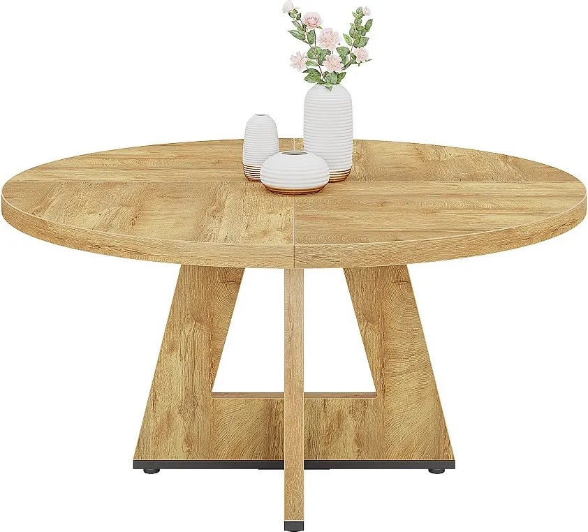 Okrągły stół jadalny do kuchni Farmhouse Circle o szerokości 4120 cm