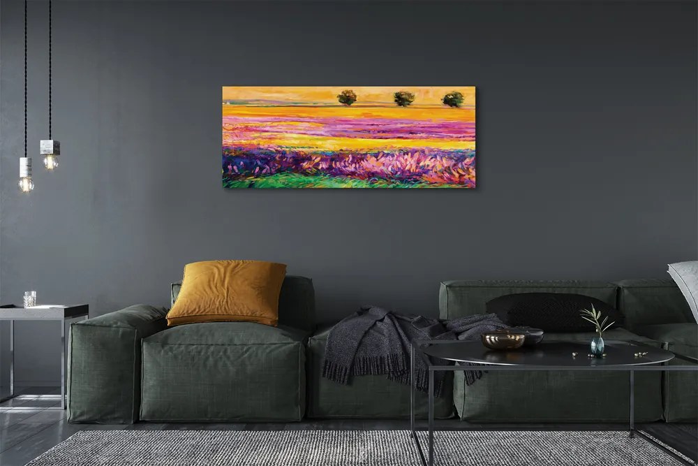 Duży obraz na płótnie Drzewa na Tle Nieba