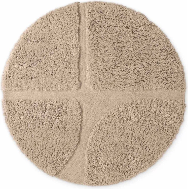 Beżowy okrągły dywan tkany ręcznie ø 200 cm Lambeth Jasper – Ted Baker