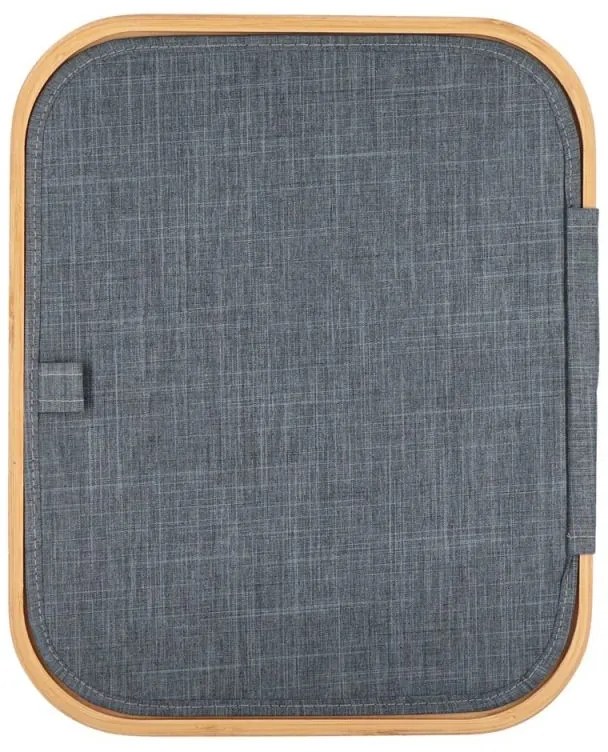 Kosz na pranie NOLVIO 50 L, niebieskoszary