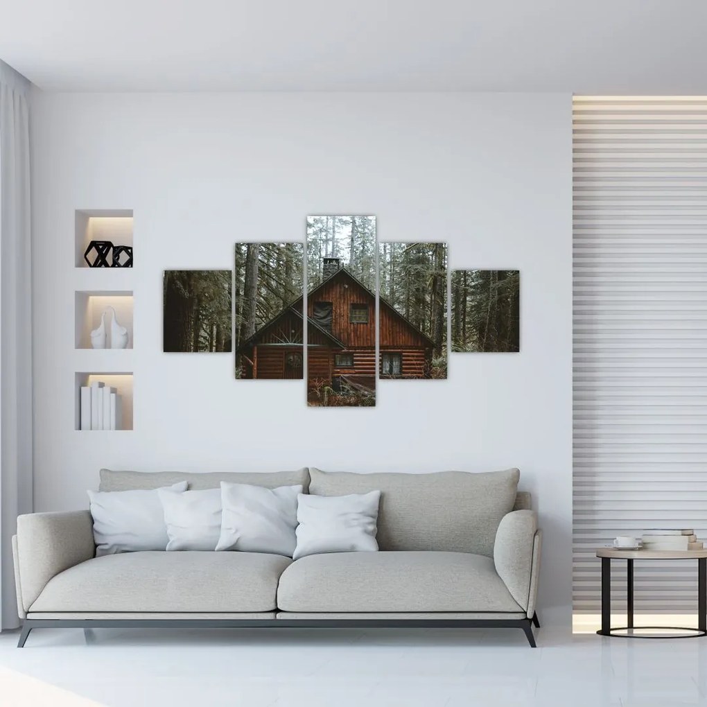 Obraz - Chata górska (125x70 cm)