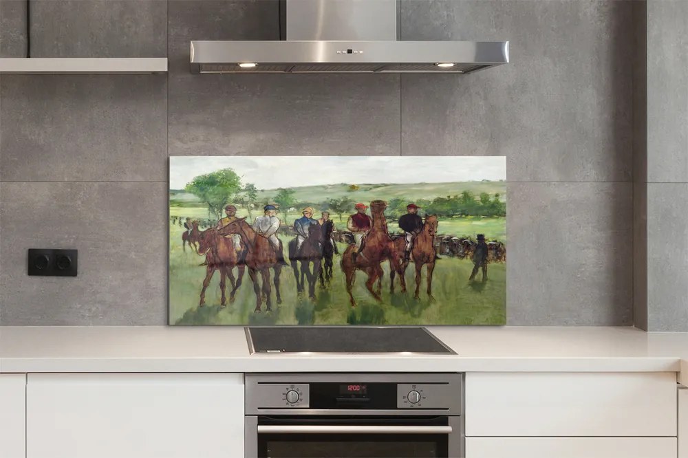 Panel nad Blat Kuchenny Jeźdźcy - Edgar Degas
