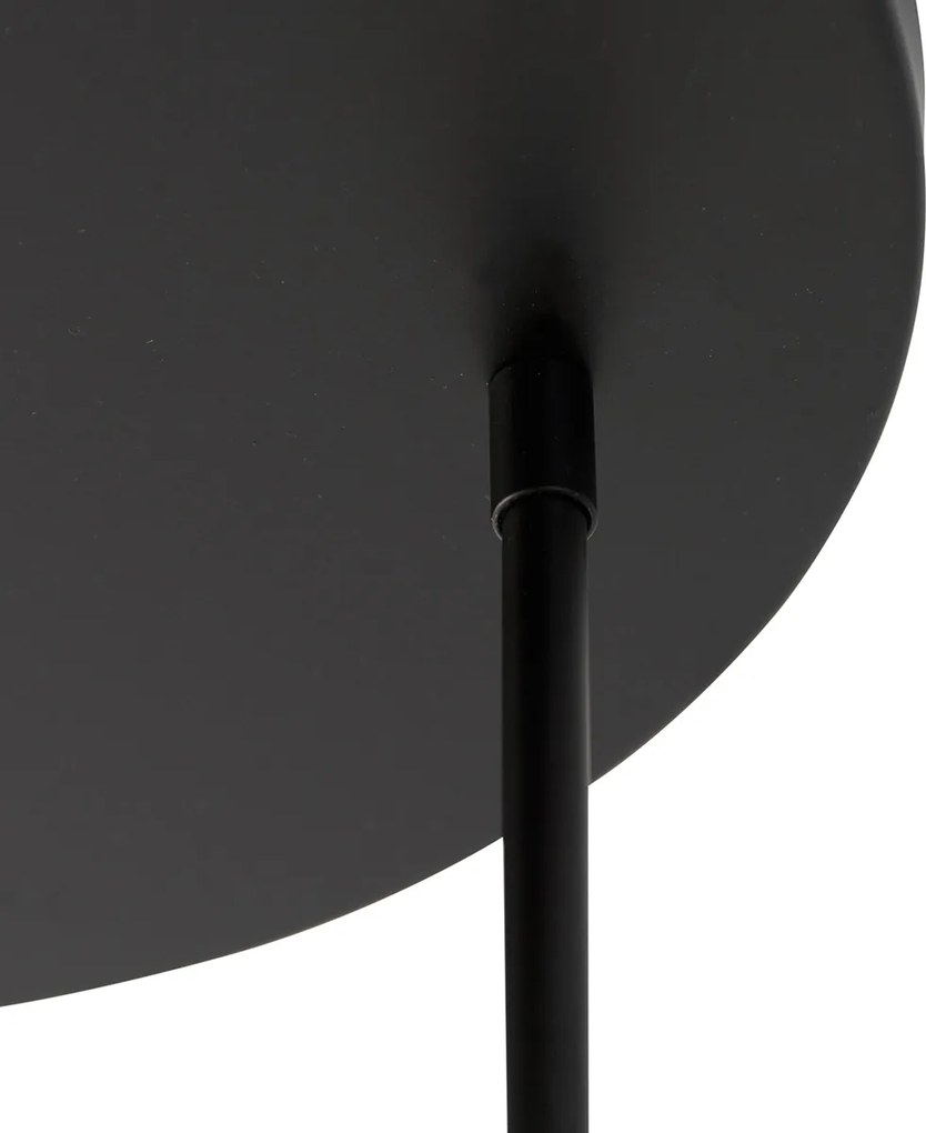 Inteligentna lampa sufitowa czarna w komplecie z 3 żarówkami Wi-Fi G95 - Facil