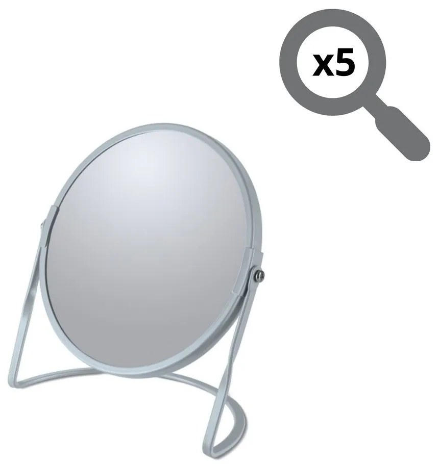 Lustro powiększające (powiększenie 5x) kosmetyczne ø 18 cm Akira – Spirella