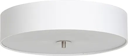 Rustykalna lampa sufitowa biała 50 cm - Drum