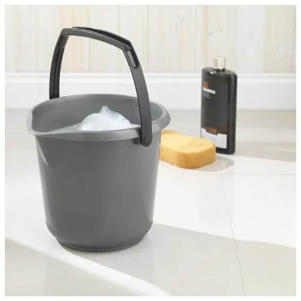 Szare wiadro Addis Clean, 10 l