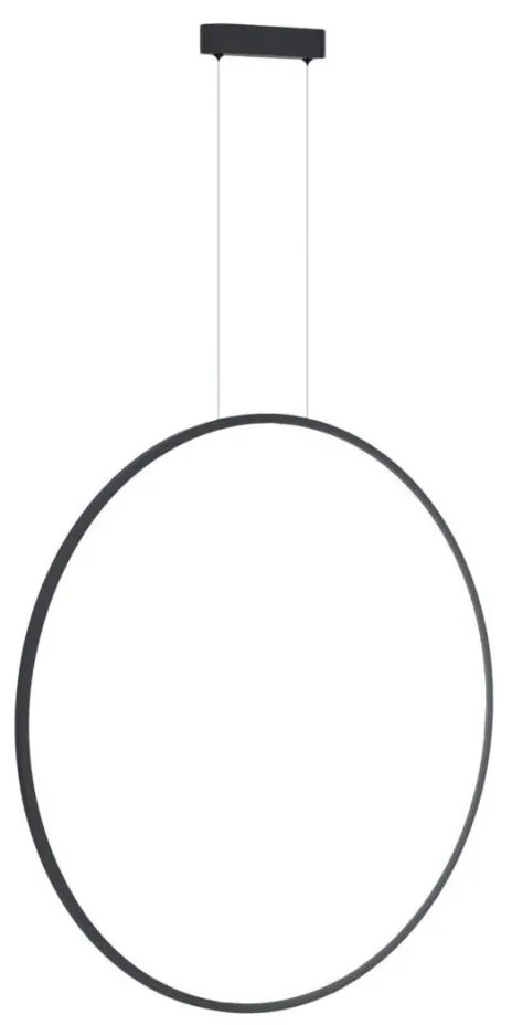 Lampa LED SATURNO LED/46W/230V pr. 80 cm IP44 antracyt