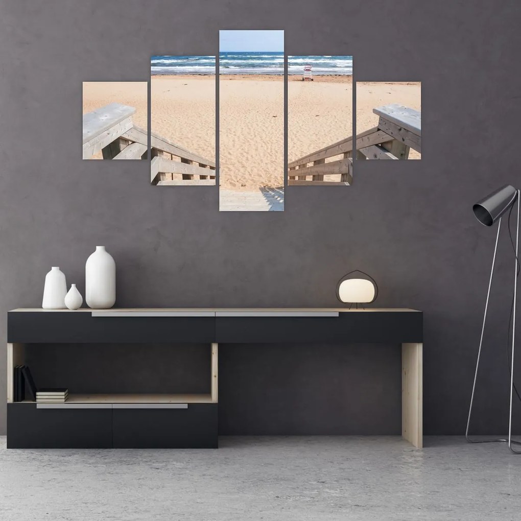 Obraz - Plaża (125x70 cm)