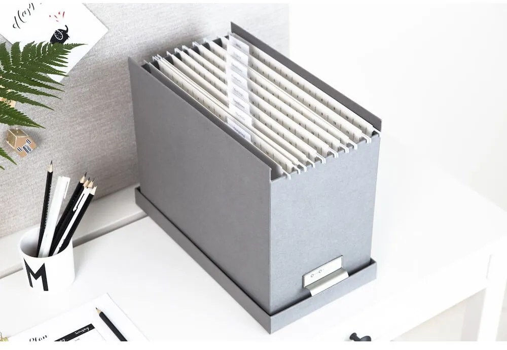 Kartonowy organizer na dokumenty Johan – Bigso Box of Sweden