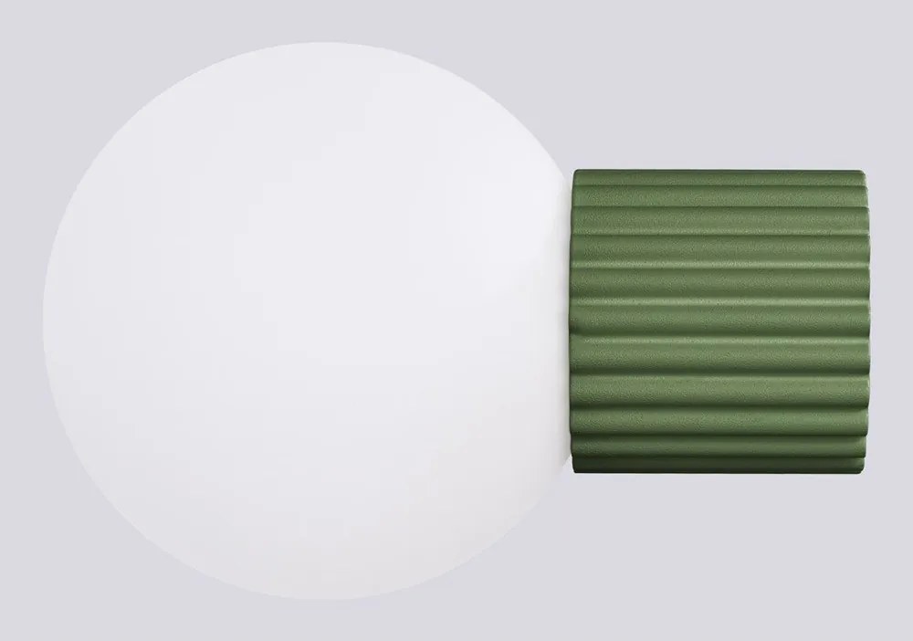 Zielony kinkiet ø 12 cm Orbital – Sollux