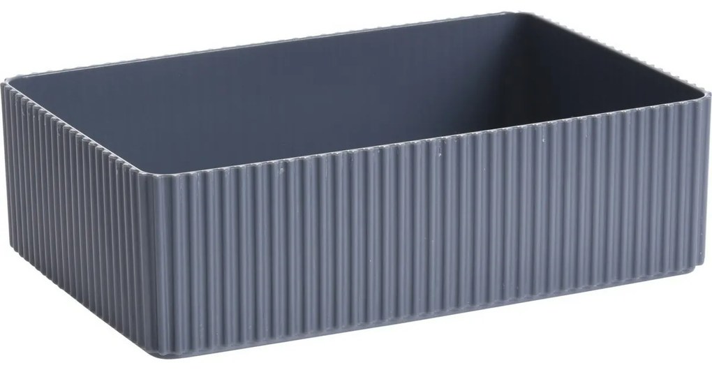 Organizer kosmetyczny Stripe szary, 21 x 6 x 14 cm